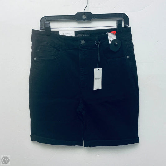Shorts By Judy Blue In Black Denim, Size: Xl