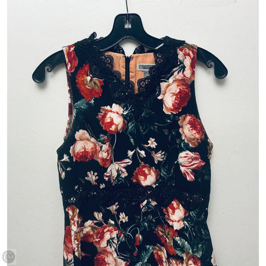 Dress Work By Chelsea 28 In Floral Print, Size: S