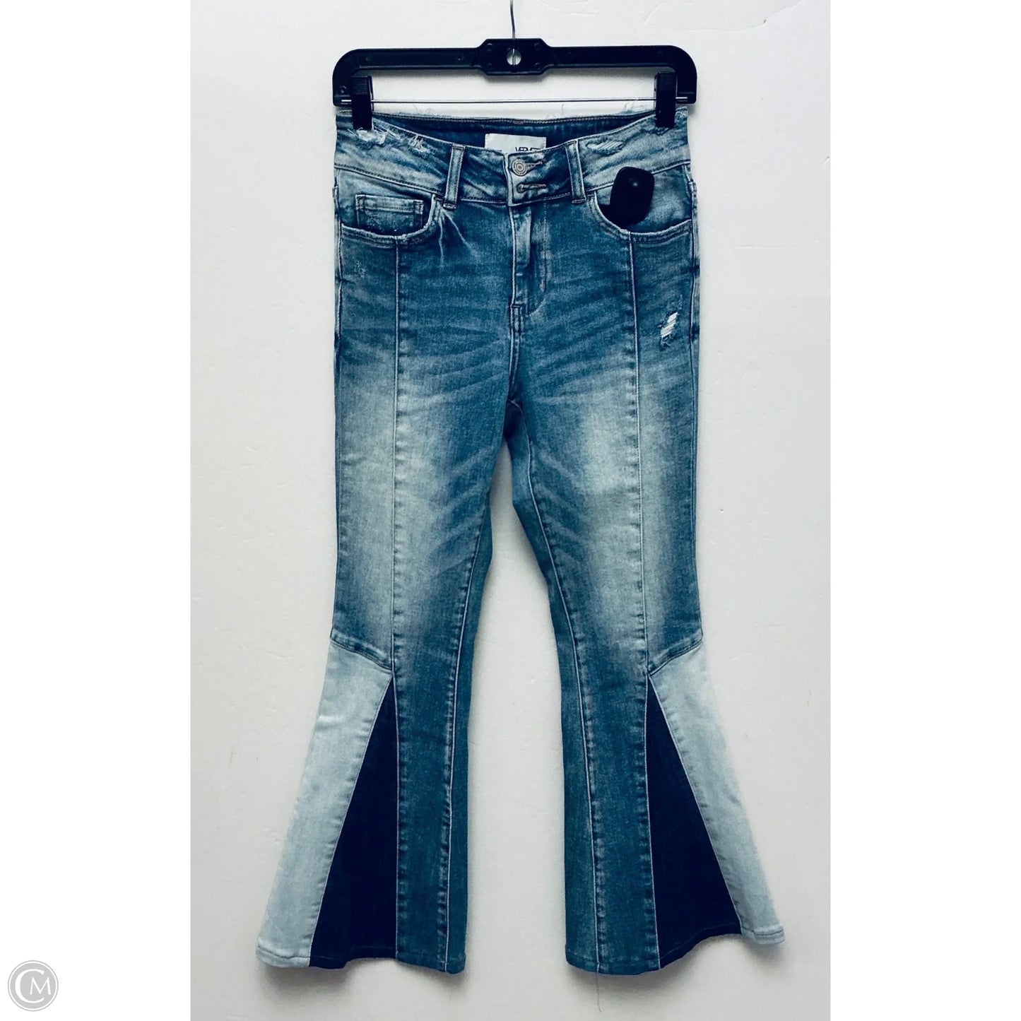 Jeans Flared By Vervet In Blue Denim, Size: 2
