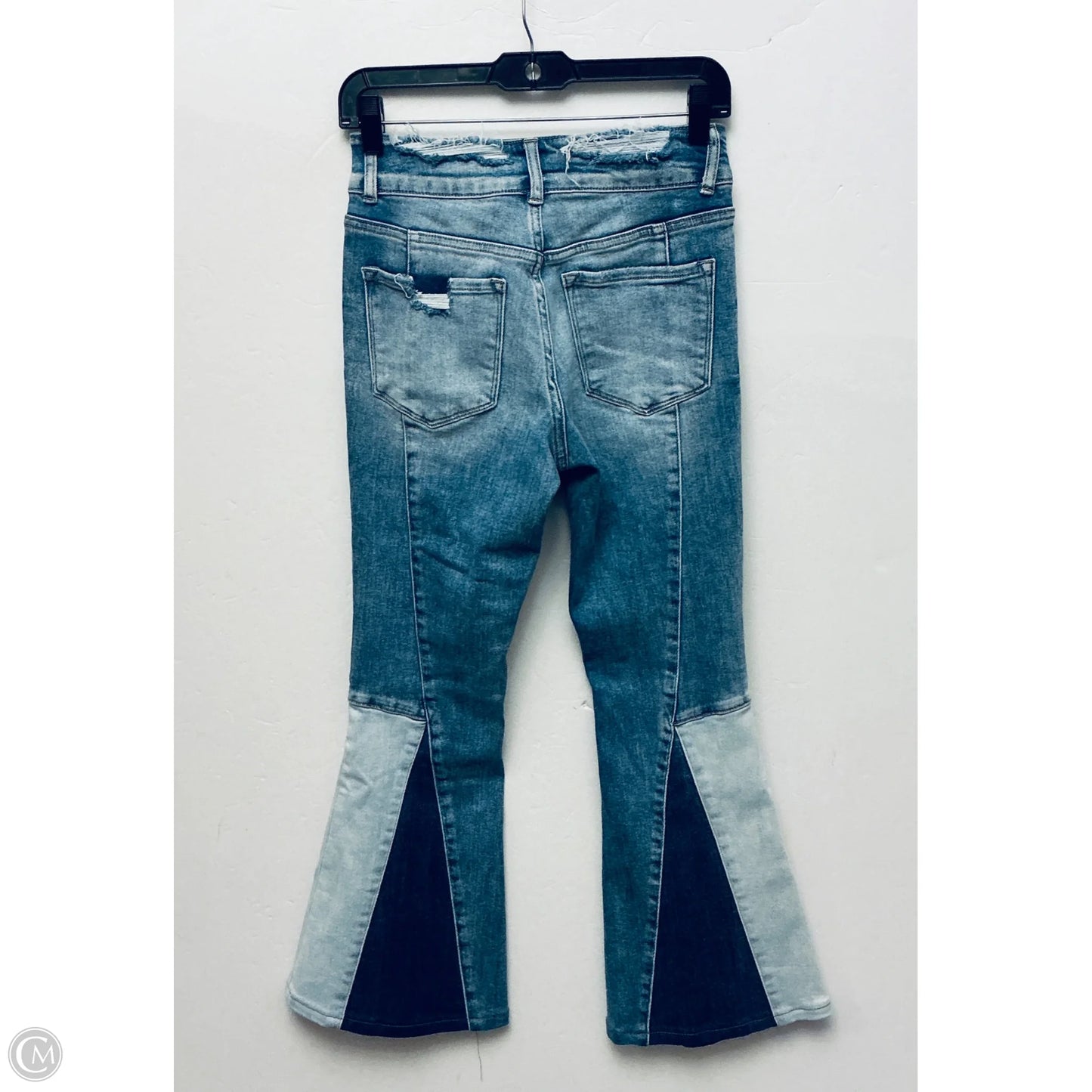 Jeans Flared By Vervet In Blue Denim, Size: 2