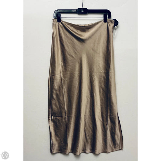 Skirt Maxi By Old Navy In Gold, Size: L