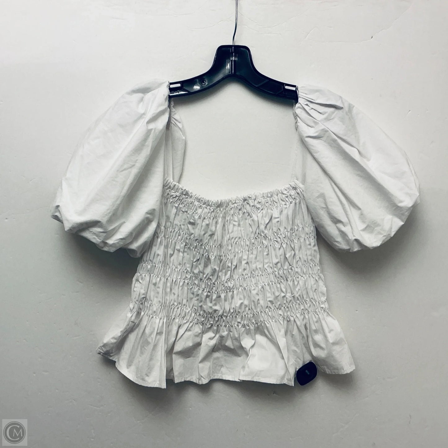 Top Short Sleeve By Astr In White, Size: S