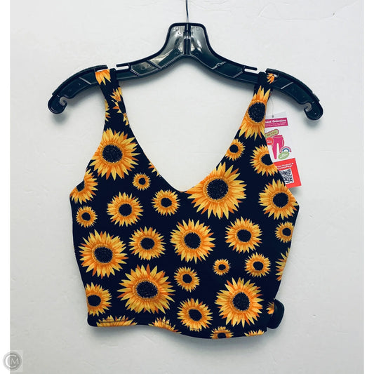 Athletic Bra By Popfit In Floral Print, Size: M