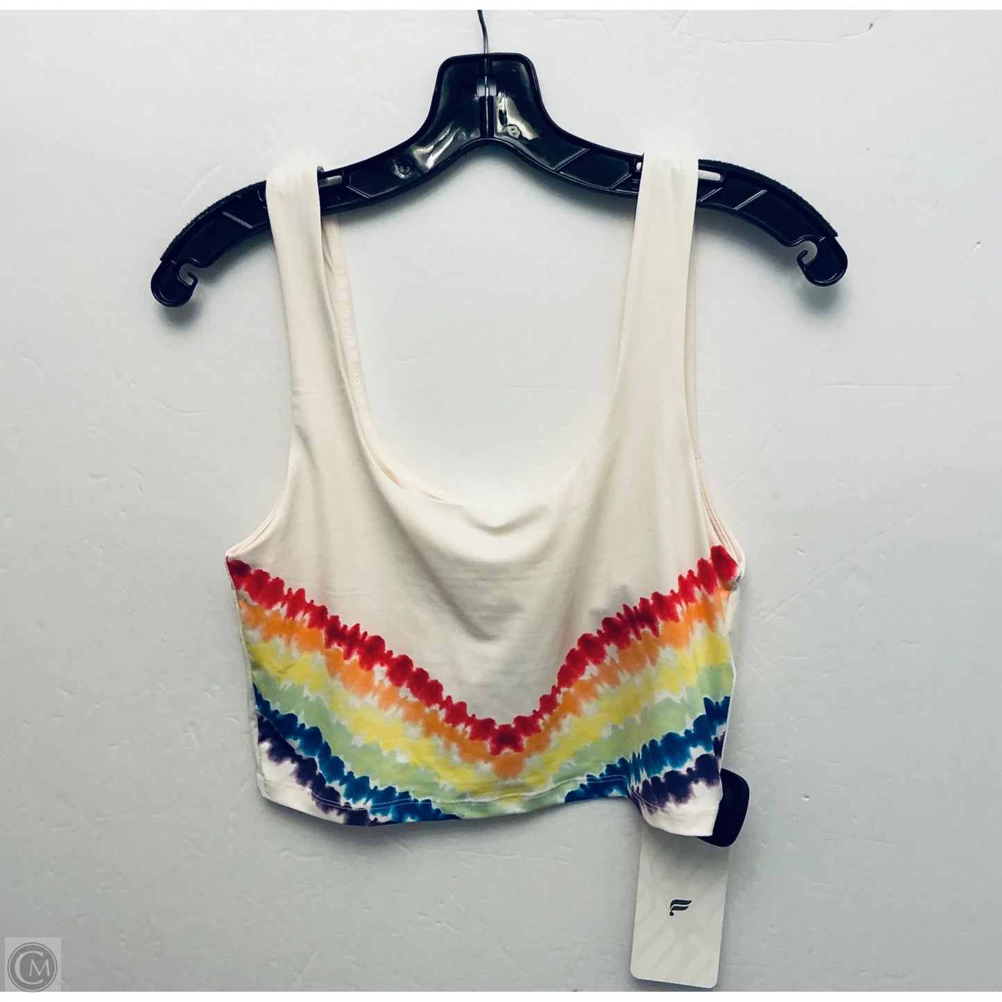 Athletic Bra By Fabletics In Tie Dye Print, Size: M