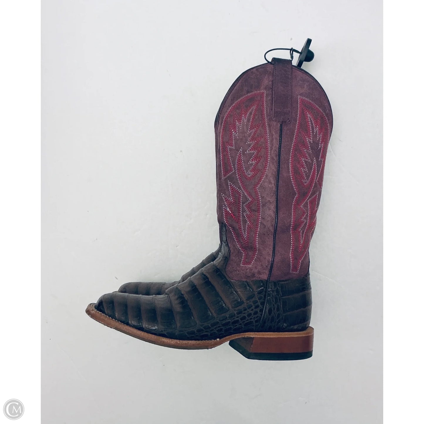 Boots Western By Cmb In Brown & Purple, Size: 7.5