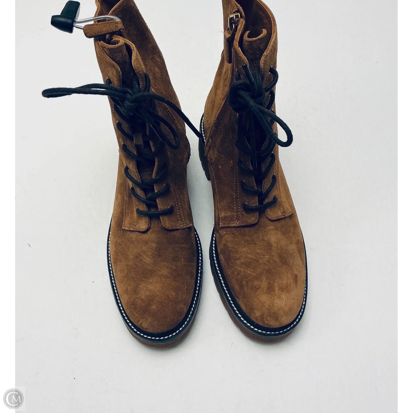 Boots Designer By Tory Burch In Tan, Size: 9.5