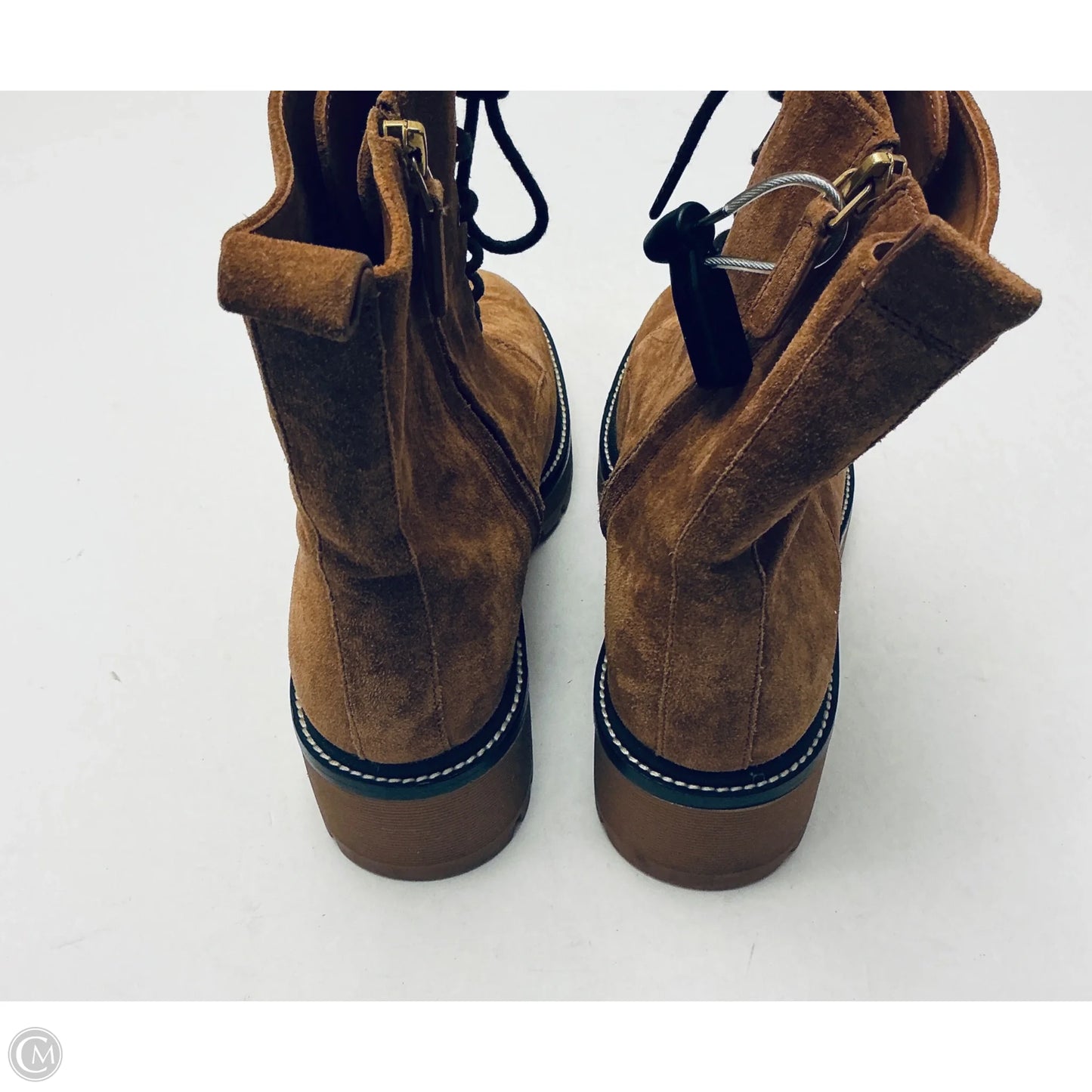 Boots Designer By Tory Burch In Tan, Size: 9.5