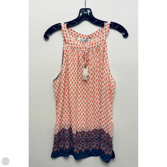 Top Sleeveless By Rose And Olive In Orange, Size: Xl
