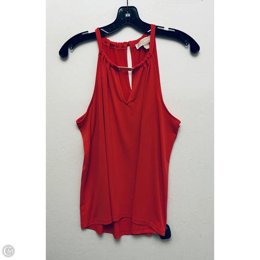 Top Sleeveless By Michael By Michael Kors In Red, Size: L