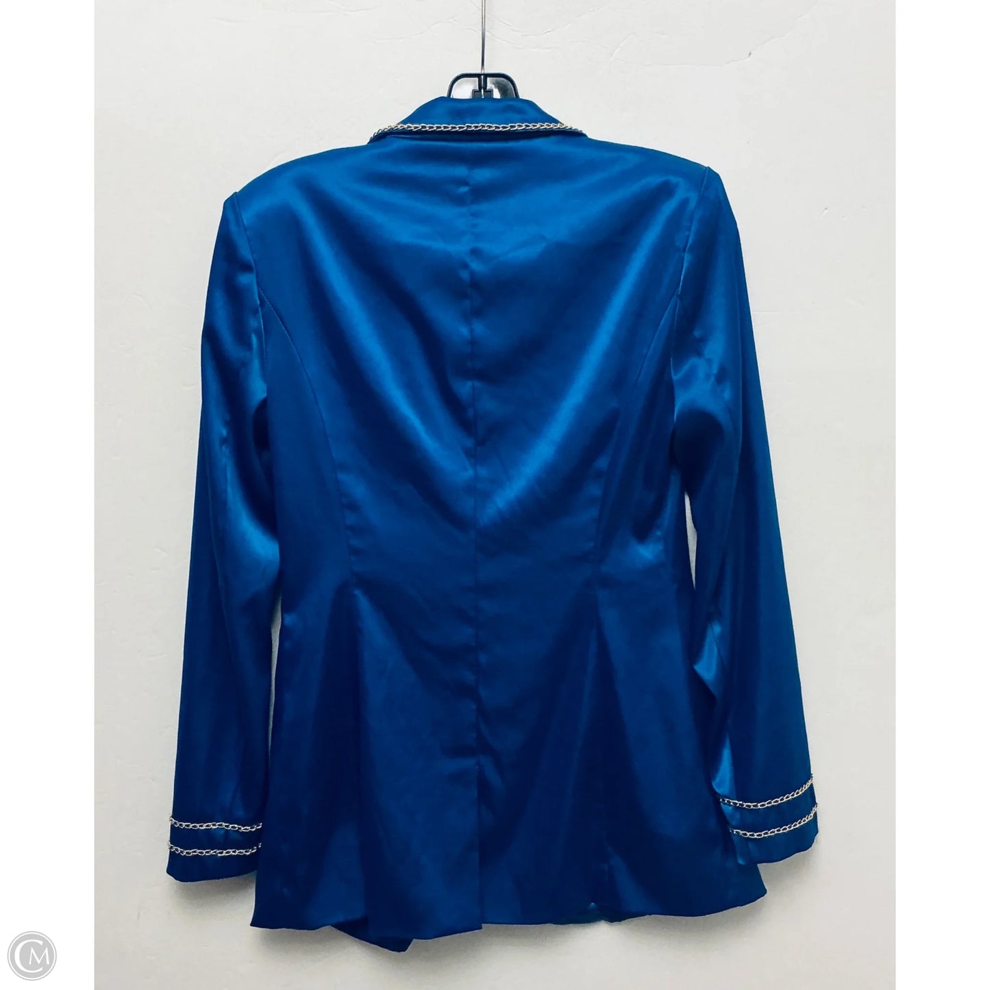 Blazer By Clothes Mentor In Blue, Size: M
