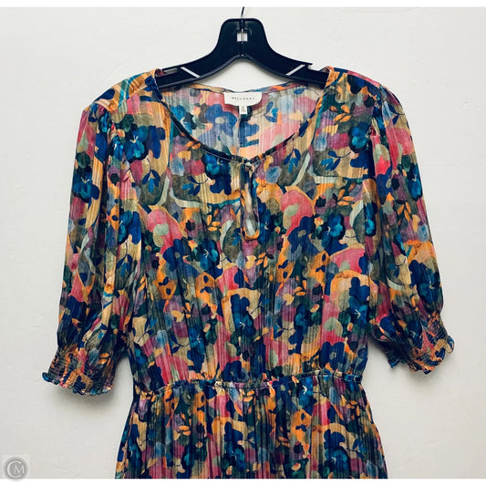 Dress Casual Midi By Melloday In Multi-colored, Size: M