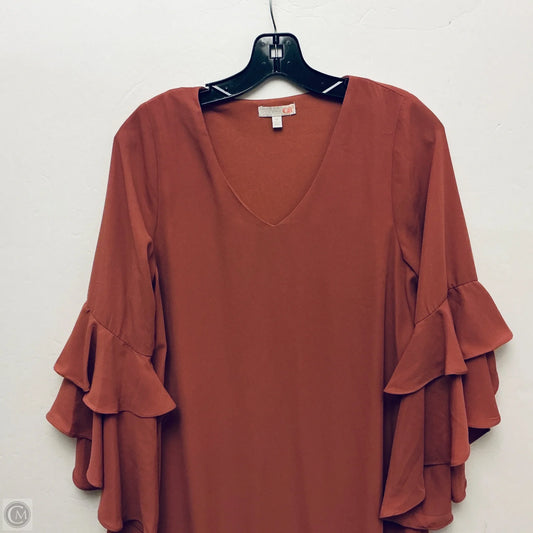 Dress Casual Midi By Gianni Bini In Pink, Size: M