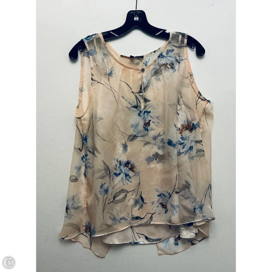 Top Sleeveless By White House Black Market In Pink, Size: L