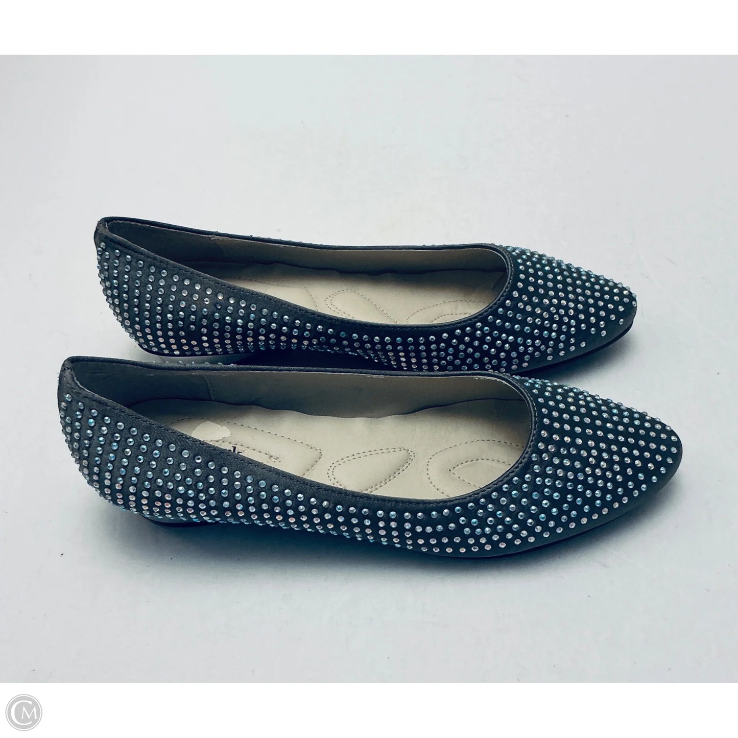 Shoes Flats By Mark In Silver, Size: 8