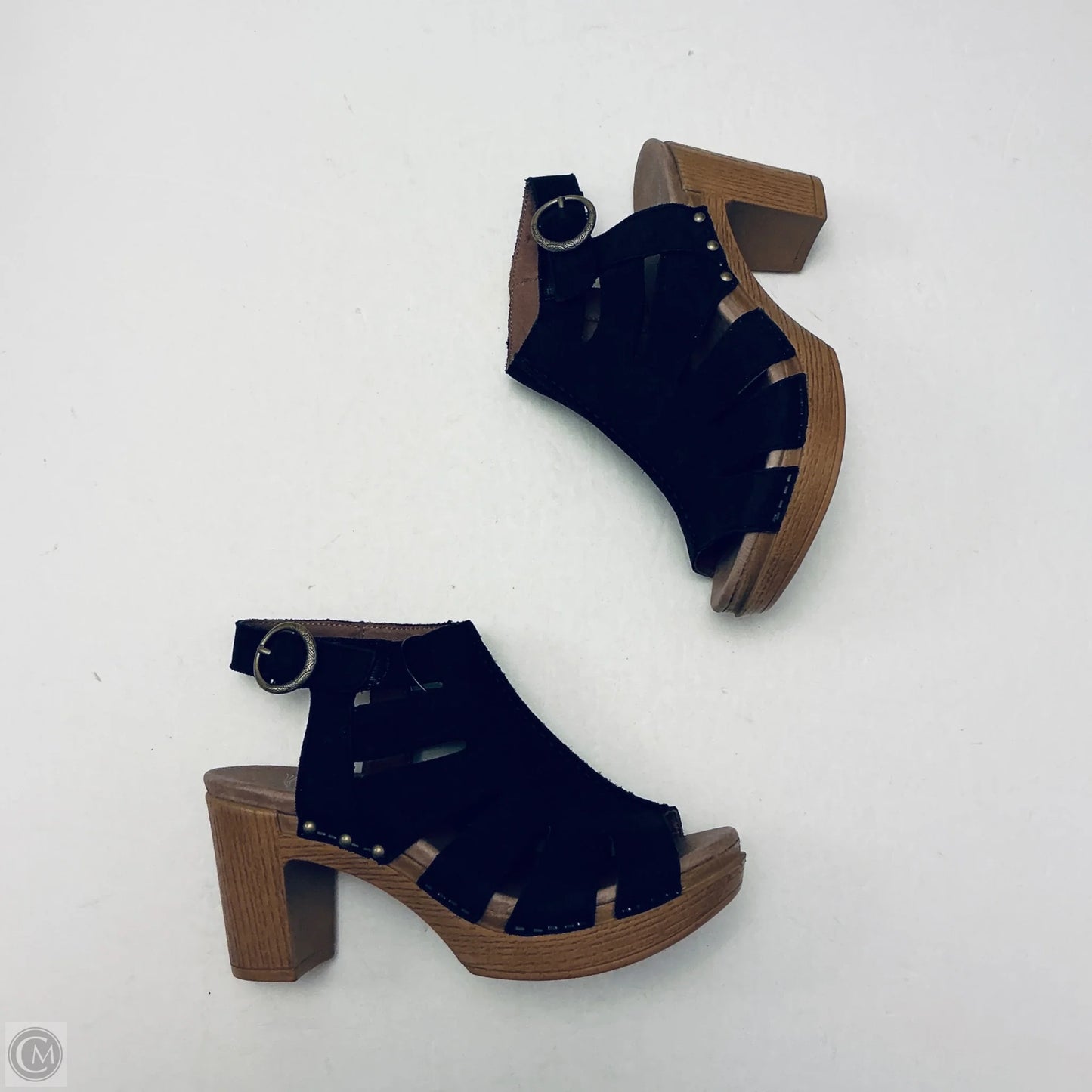 Sandals Heels Block By Dansko In Black, Size: 7