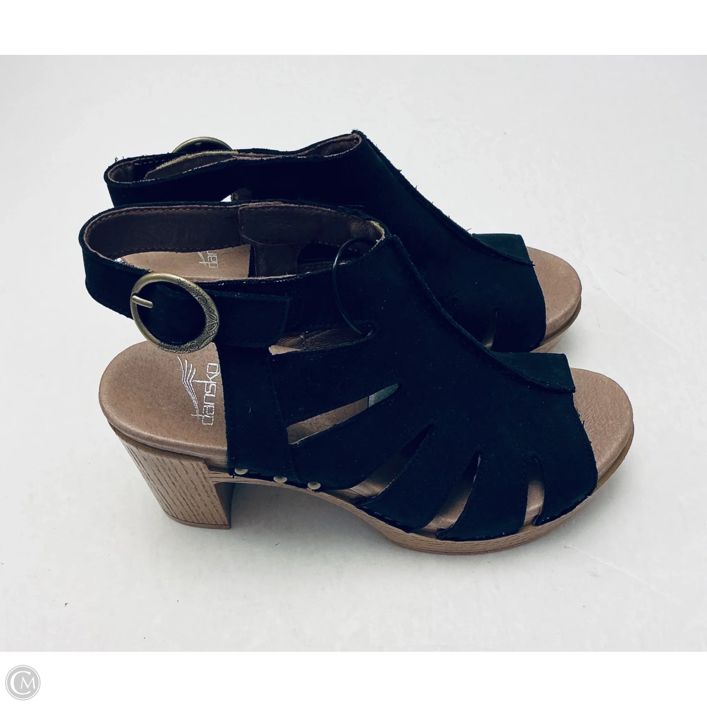 Sandals Heels Block By Dansko In Black, Size: 7