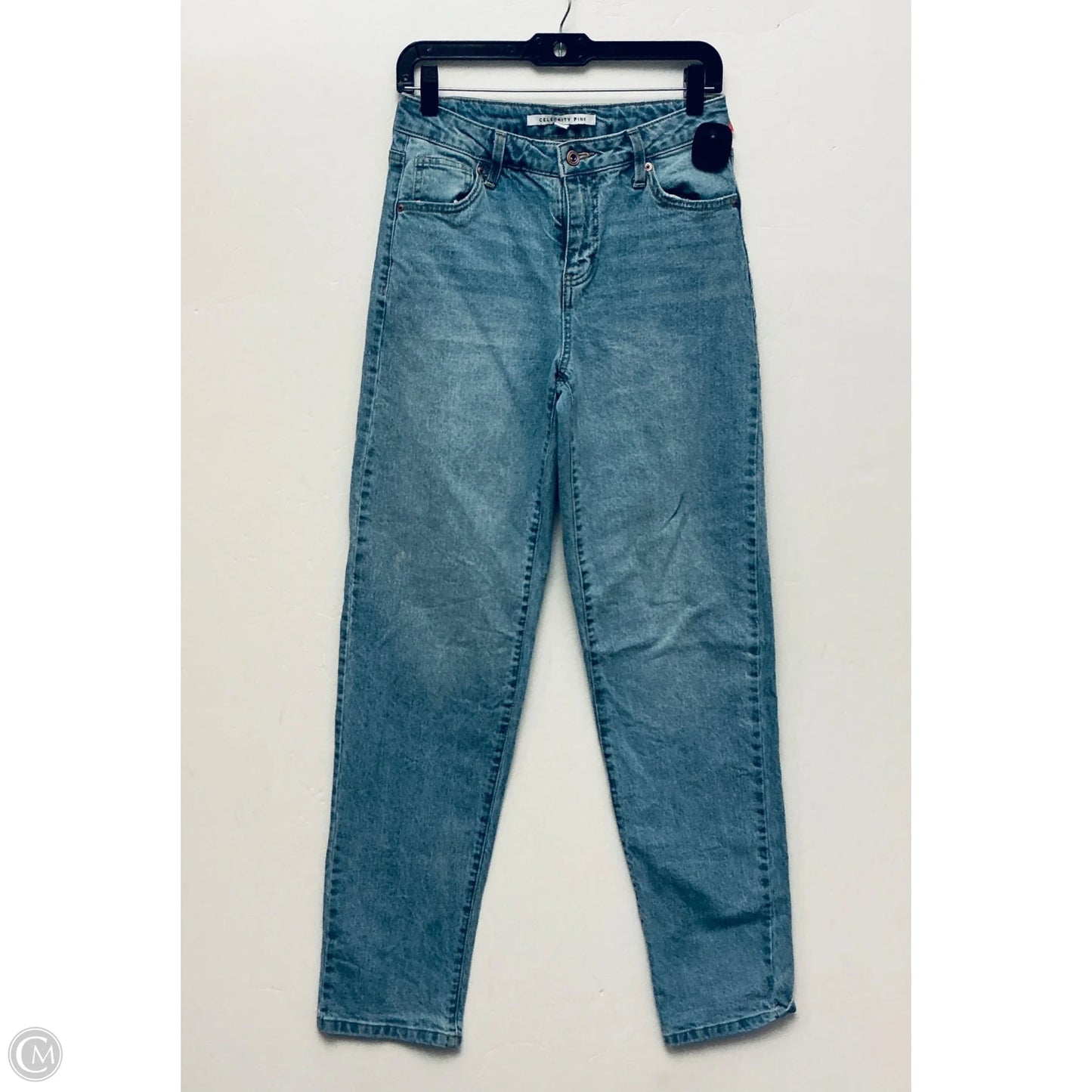 Jeans Straight By Celebrity Pink In Blue Denim, Size: 2