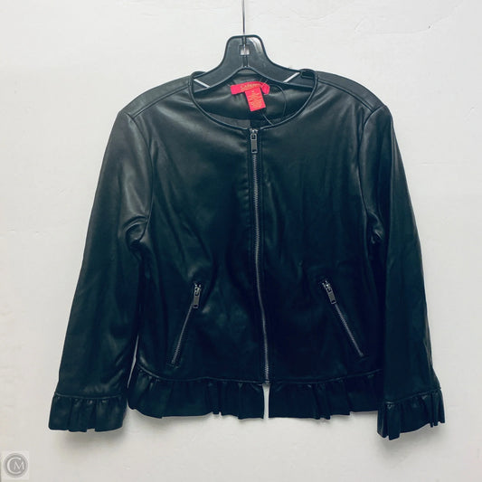 Jacket Moto By Catherine Malandrino In Black, Size: M