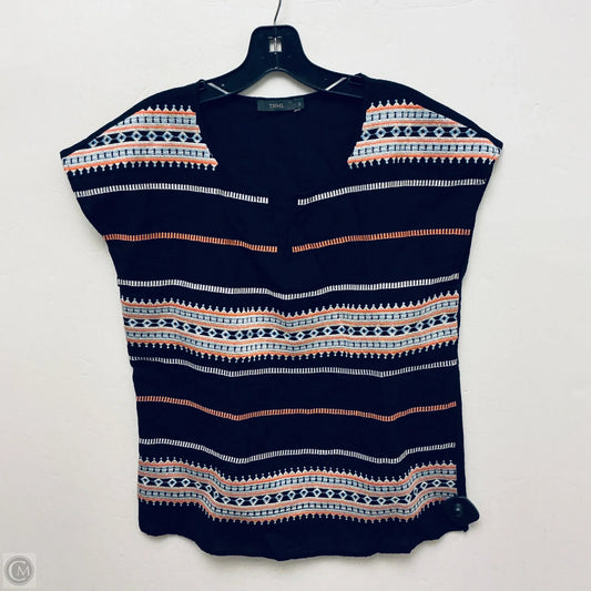Top Short Sleeve By Thml In Striped Pattern, Size: S