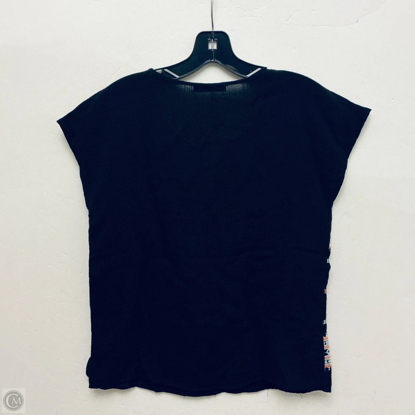 Top Short Sleeve By Thml In Striped Pattern, Size: S