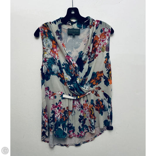 Top Sleeveless By Sunday In Brooklyn In Floral Print, Size: L