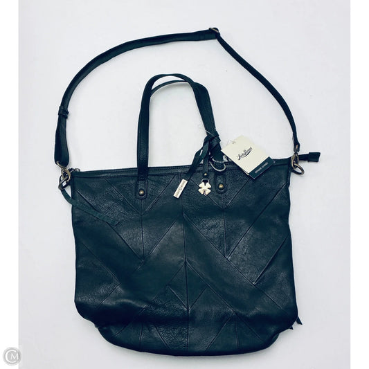 Handbag Leather By Lucky Brand, Size: Large