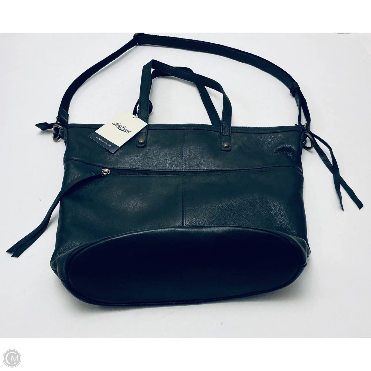 Handbag Leather By Lucky Brand, Size: Large