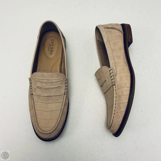 Shoes Flats By Sperry In Tan, Size: 9.5