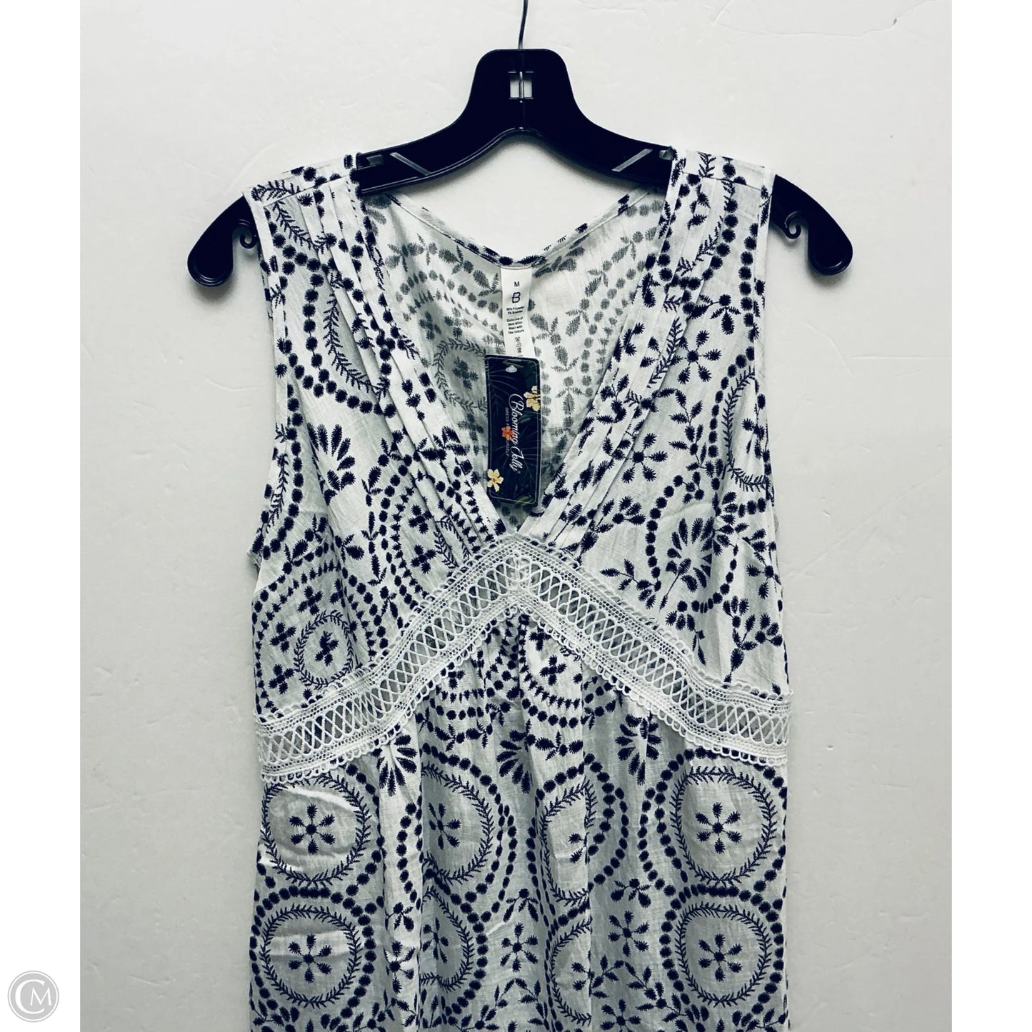 Dress Casual Midi By Blooming Jelly In Black & White, Size: M