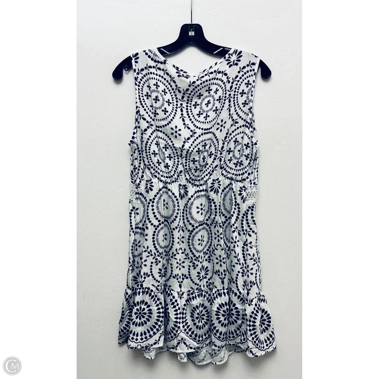 Dress Casual Midi By Blooming Jelly In Black & White, Size: M