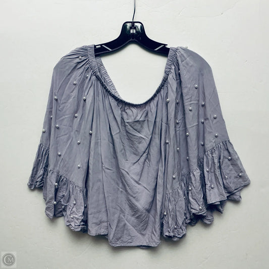 Top Long Sleeve By Entro In Purple, Size: L