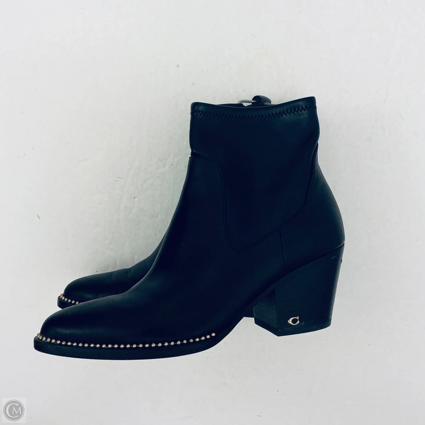Boots Designer By Coach In Black, Size: 8.5