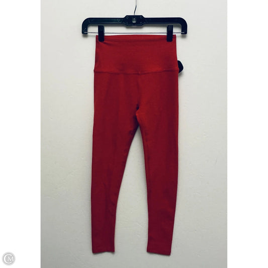 Athletic Leggings By Beyond Yoga In Red, Size: Xs