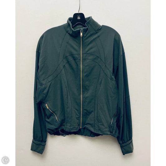 Athletic Jacket By Lululemon In Green, Size: 6