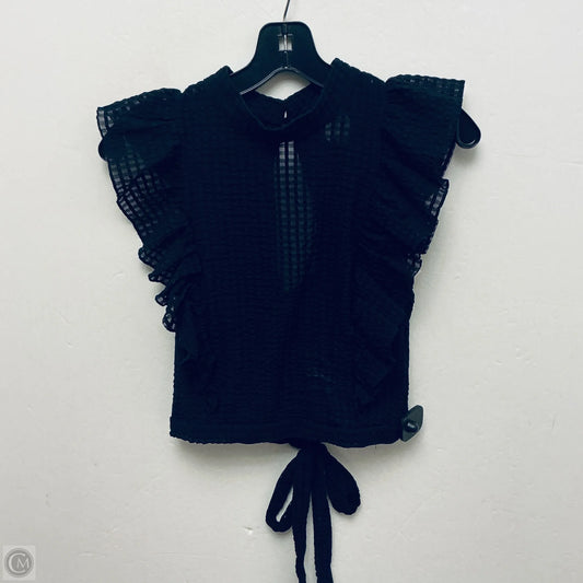 Top Sleeveless By Maeve In Black, Size: S