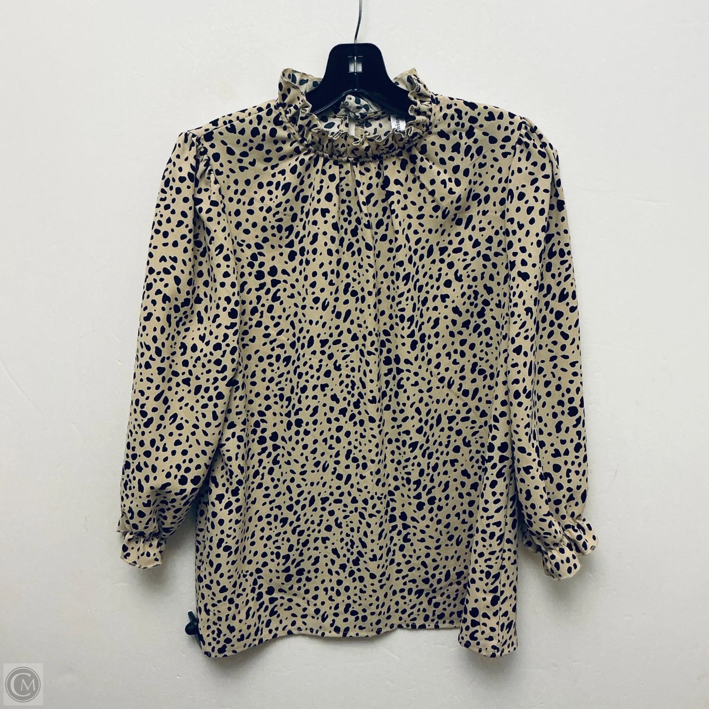 Top Long Sleeve By Clothes Mentor In Animal Print, Size: S