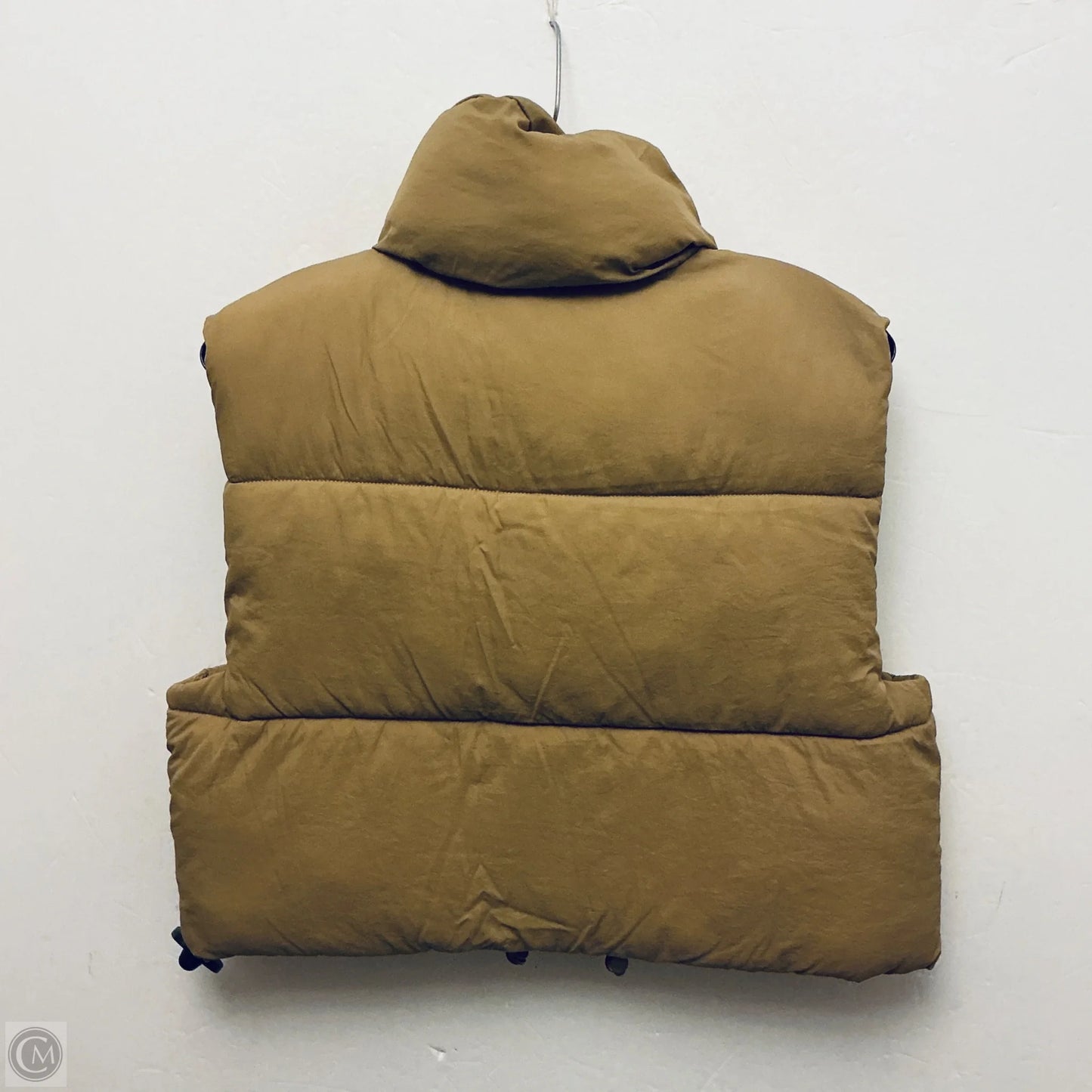 Vest Puffer & Quilted By Clothes Mentor In Tan, Size: S