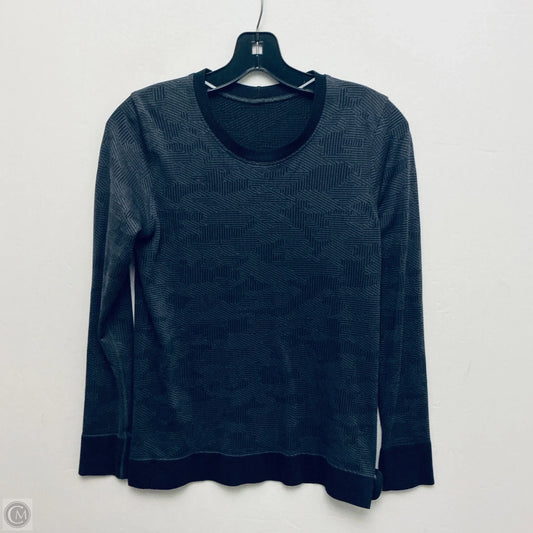 Athletic Top Long Sleeve Crewneck By Lululemon In Grey, Size: 6
