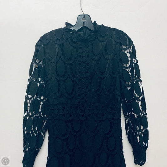 Dress Party Long By Clothes Mentor In Black, Size: S
