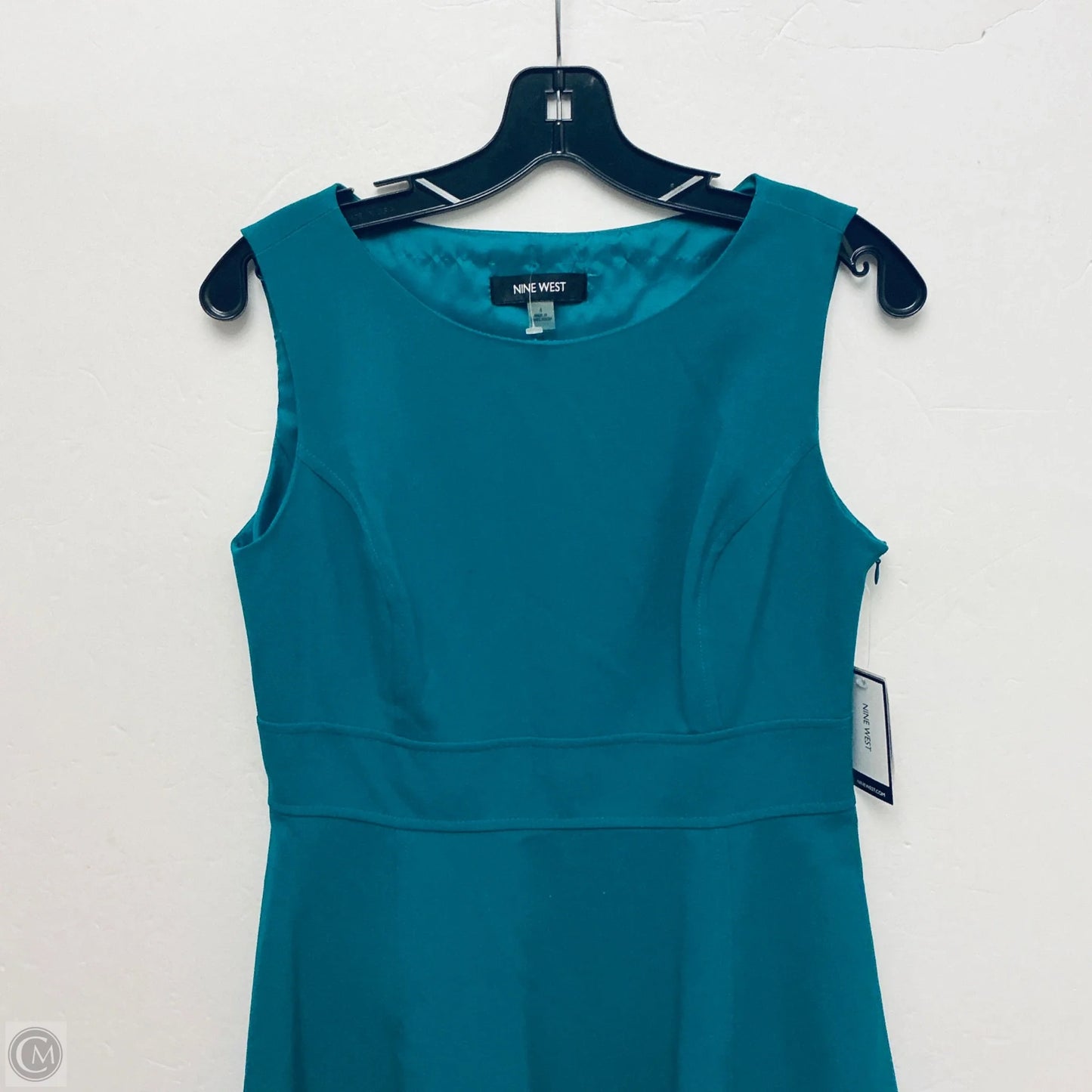 Dress Work By Nine West Apparel In Green, Size: S