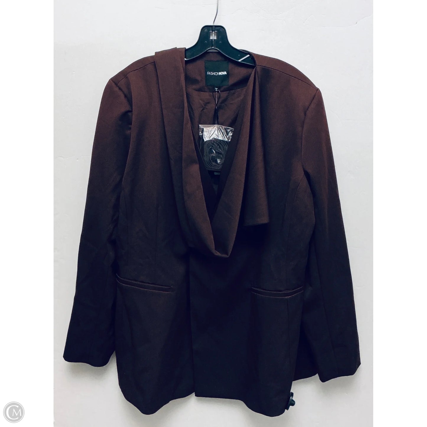 Pants Suit 2pc By Fashion Nova In Brown, Size: 2x
