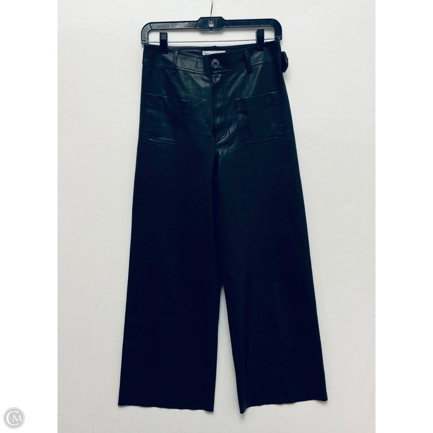 Pants Wide Leg By Zara In Black, Size: 6
