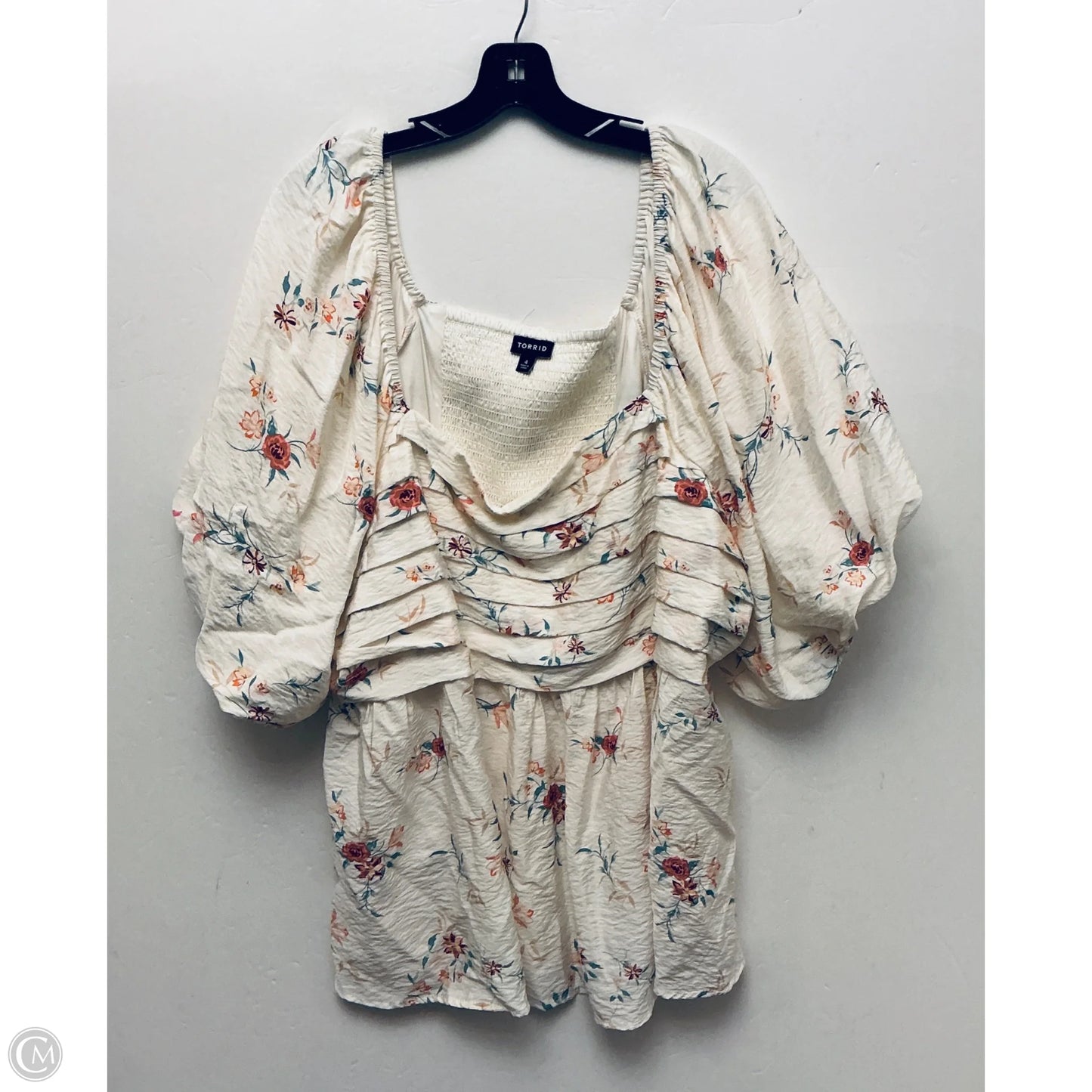 Top Short Sleeve By Torrid In Floral Print, Size: 4x