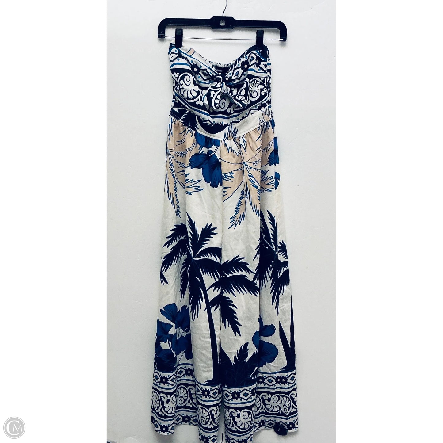 Jumpsuit By Aakaa In Blue & White, Size: S