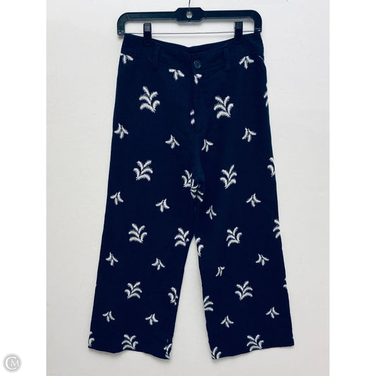 Pants Wide Leg By Elie Tahari In Navy, Size: 8