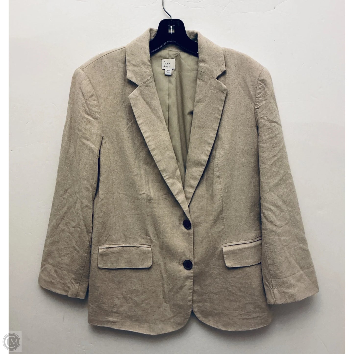 Blazer By A New Day In Tan, Size: Xs