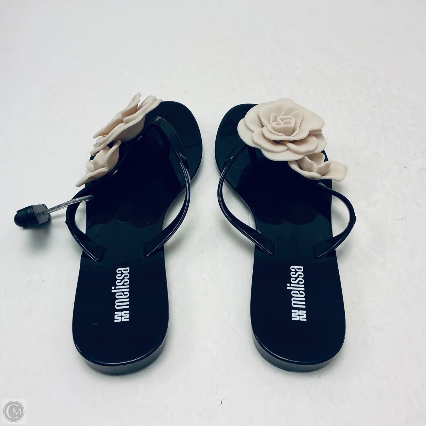 Sandals Flip Flops By Clothes Mentor In Black, Size: 5