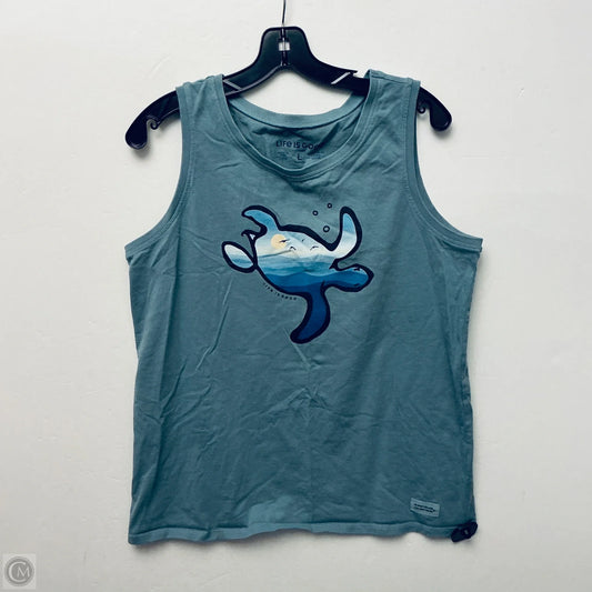 Tank Top By Life Is Good In Blue, Size: L