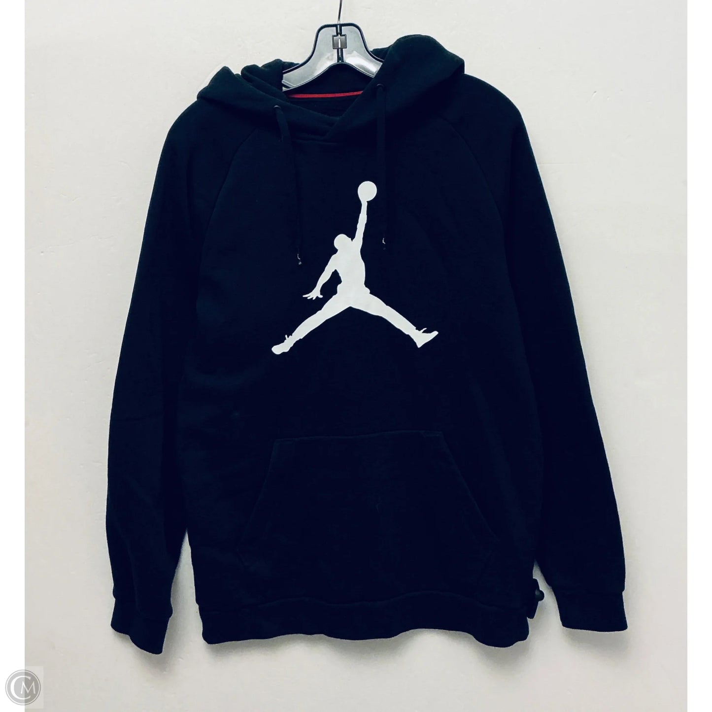 Sweatshirt Hoodie By Jordan In Black, Size: M