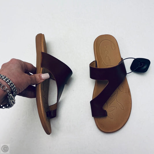 Sandals Flats By Boc In Brown, Size: 9